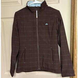 Snozu Jacket Women’s Size Small Brown Blue